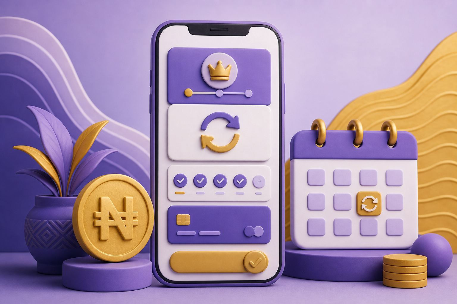 Wavy recurring subscriptions on mobile